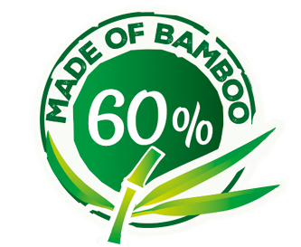 With 60% bamboo